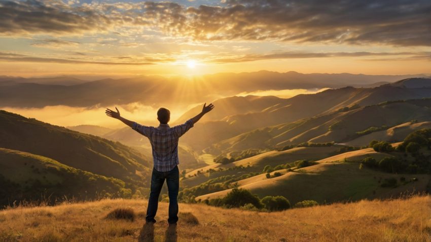 Embracing the beauty of God’s love—fearfully and wonderfully made. 🌄✨ #GodsLove #FaithJourney #ChristianInspiration