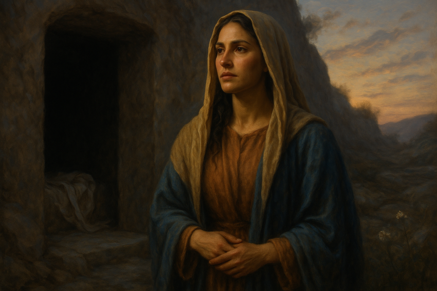 Mary Magdalene at the Empty Tomb