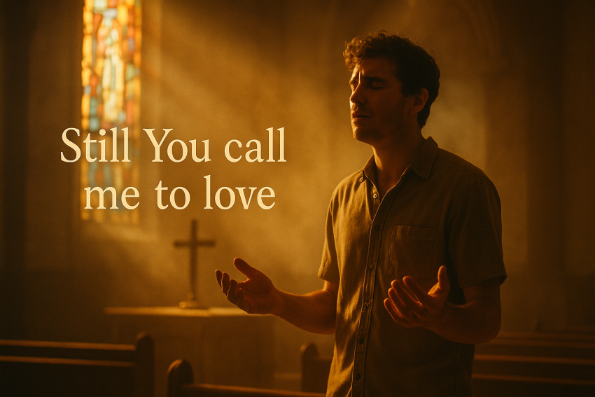 “Still You Call Me to Love” – A moment of surrender in the quiet aftermath of betrayal.
