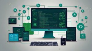 Modern developer workspace illustrating ColdFusion REST API development with cfScript and secure database integration.