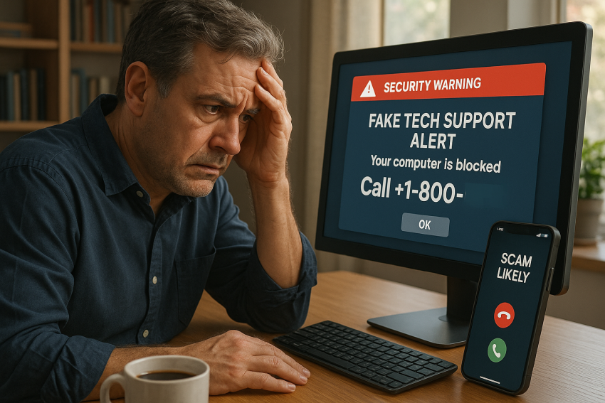 Beware of tech support scams: spot fake alerts and scam calls before they catch you off guard.