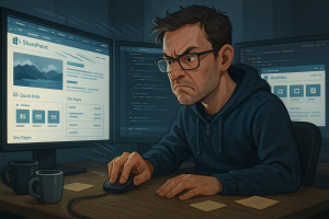 When middle-click betrays you: the SharePoint Modern experience every developer dreads.