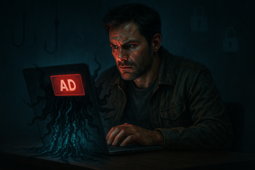 Malvertising lurking in plain sight — stay sharp and protect what’s yours.