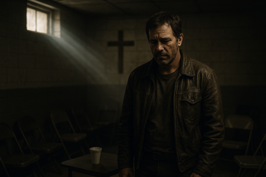 The Lost Man in the Church Basement — A Moment of Vulnerability and Grace